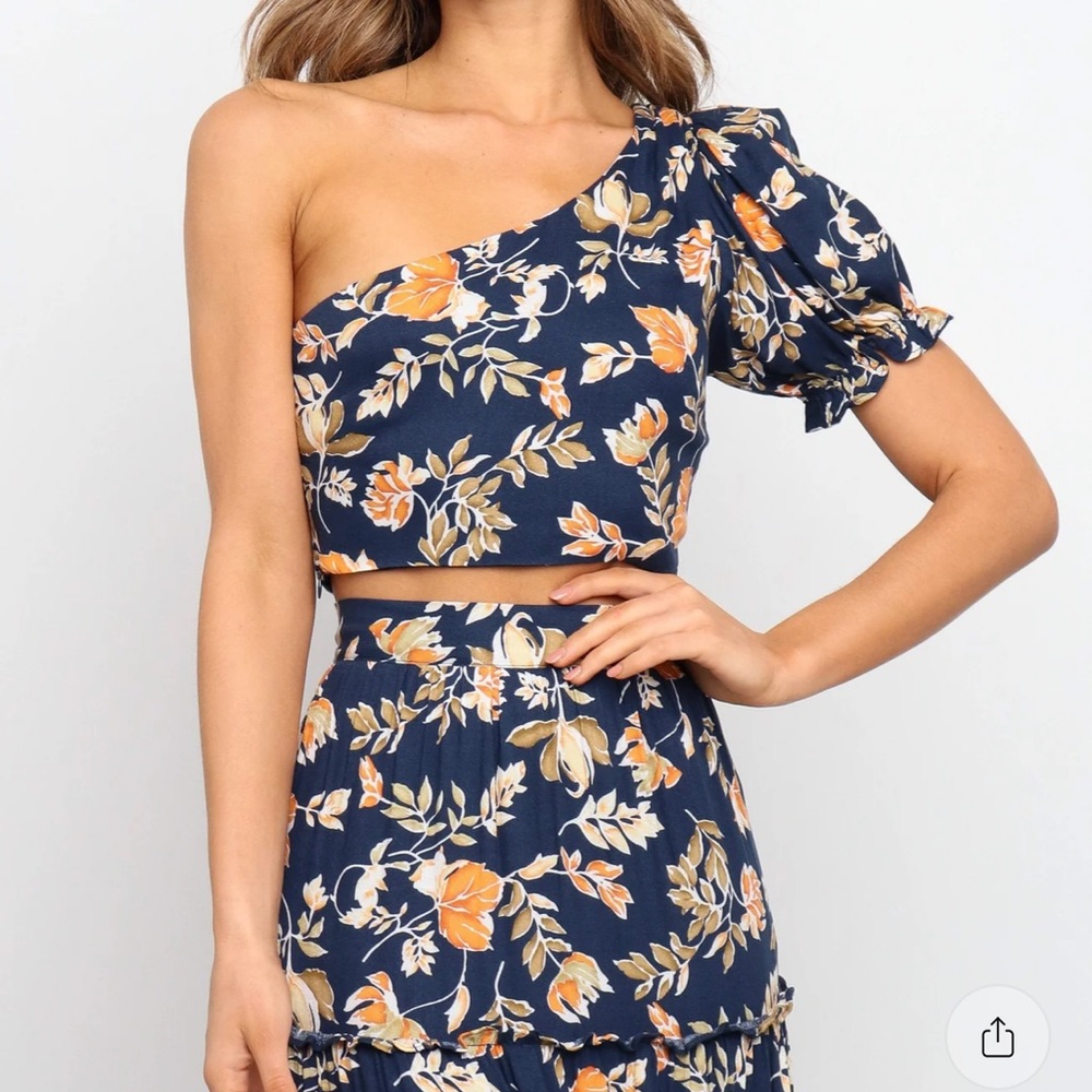 Petal and Pup Aimee Top Navy